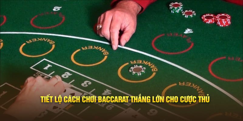 Tiết lộ cách chơi baccarat thắng lớn cho cược thủ